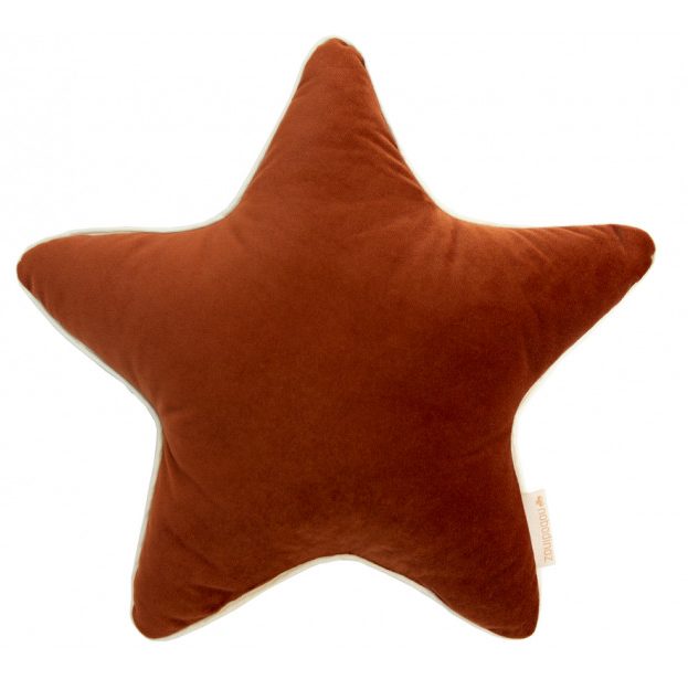Savanna-aristote-star-velvet-cushion-nobodinoz-wild-brown