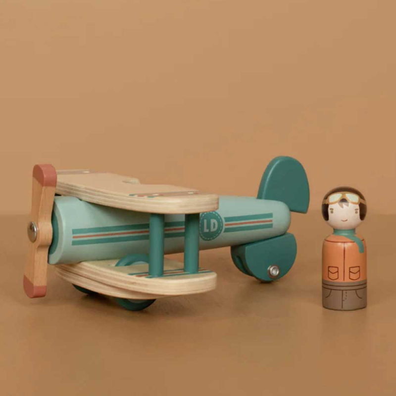 ξύλινο-παιχνίδι-little-dutch-αεροπλανάκι-ld8020