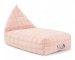NOBODINOZ OASIS. Παιδικό πουφ Eco - Velvet Pink purple windowpane