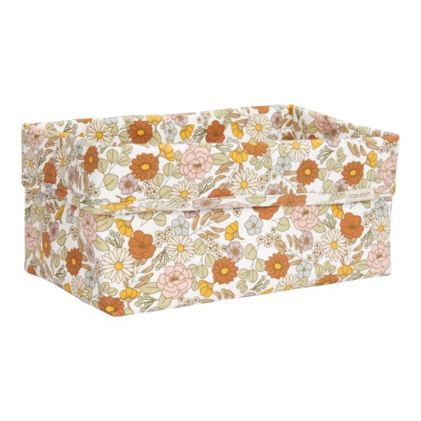 Καλάθι Αλλαξιέρας Μεγάλο Vintage Little Flowers